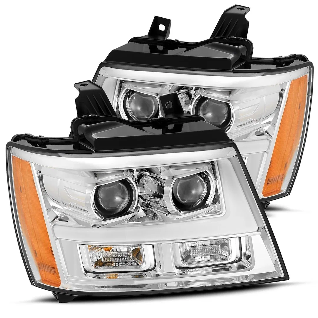 880298 – ALPHAREX USA Headlight Assembly, Projector Beam With White Daytime Running Light/ Amber Sequential Turn Sign...